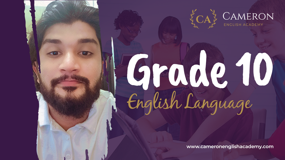 Grade 10 – English Language